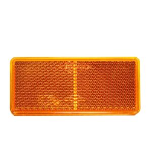 Catadioptre jaune 90x40mm adhésif Knott 401535.001