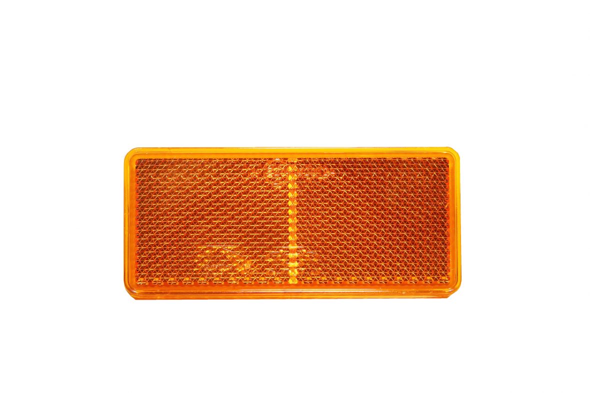 Catadioptre blanc 90x40mm adhésif Knott 402654.001