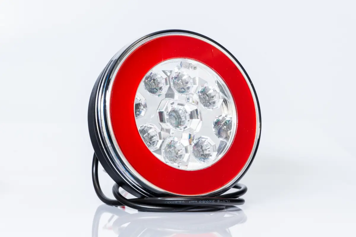 Feu arrière LED 2 fonctions 12-24 V — câble 1 m Fristom FT-111 LED