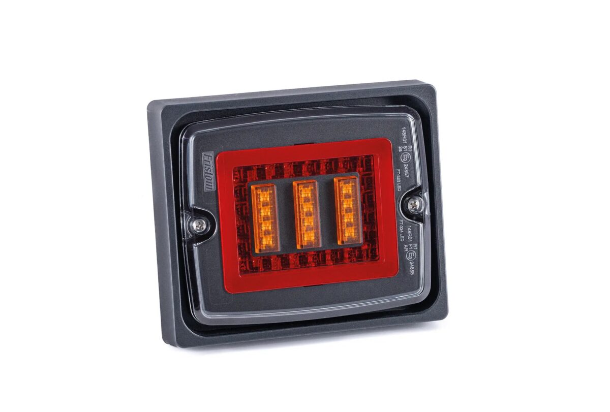 Cadre simple pour les feux FT-323 LED et FT-324 LED Fristom FT-323/324 FR1