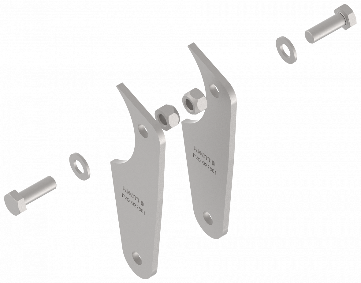 Kit support amortisseur droit Knott P290037501