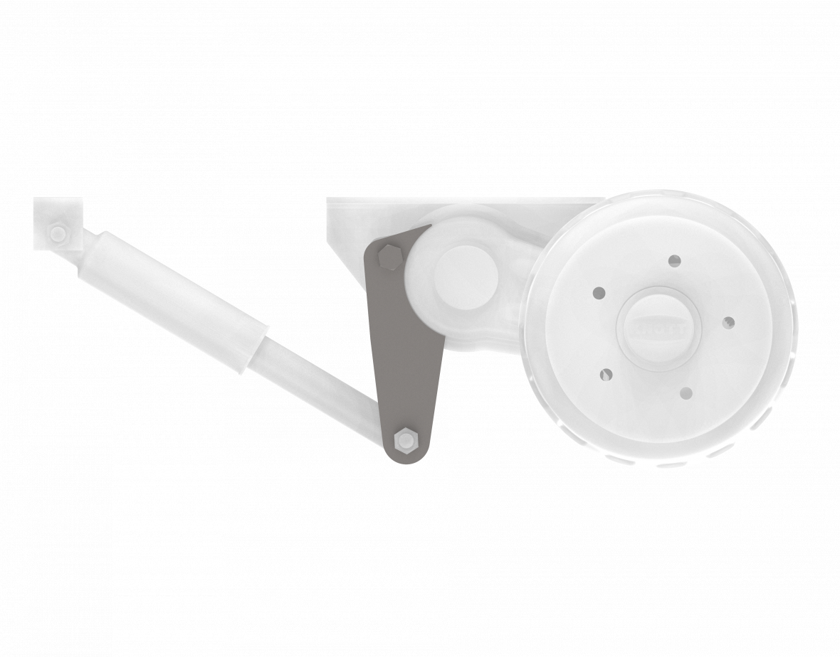 Kit support amortisseur coudé 36 mm Knott P290037701