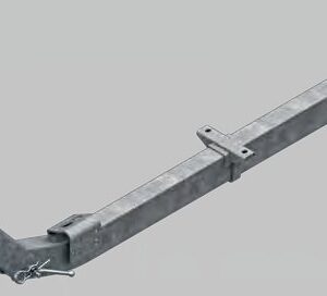 Timon réglable en hauteur 102 VB version N — porte-à-faux 1 570 mm, longueur totale 2 579 mm AL-KO 20057608