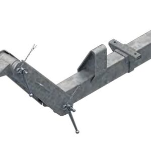 Timon réglable en hauteur avec profil timon — porte-à-faux 1 970 mm, longueur totale 3 190 mm AL-KO 20061541