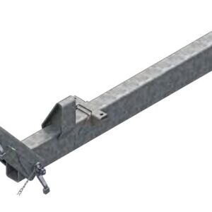 Timon réglable en hauteur 751 VB — porte-à-faux 1 970 mm, longueur totale 2 950 mm AL-KO 20061501