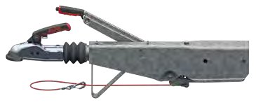 Commande de freinage 251 S — compatible freins 1637 / 2051 AL-KO 1253078