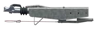Commande de freinage diam. carré 2,8 VB avec tête d’attelage AK 351 — combinable au frein de roue 3062 / 3081 AL-KO 1251895