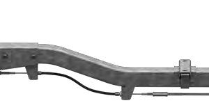 Timon coudé carré freiné 700 à 1 000 kg — C 2 340 mm, A 2 965 mm AL-KO 20061407