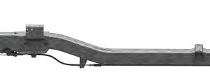 Timon coudé carré freiné — avec tête d&rsquo;attelage AK 270 pour frein de roue 2361 (90/30), C 2 560 mm, A 3 270 mm AL-KO 20062909