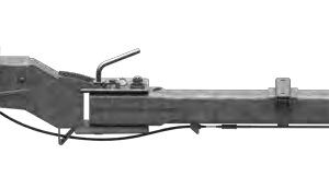 Timon coudé freiné sans accrochage — C 2 137 mm, A 3 690 mm AL-KO 20057360