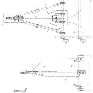 Kit montage cylindre récepteur essieu tandem V Ø 97 mm AL-KO 1310488