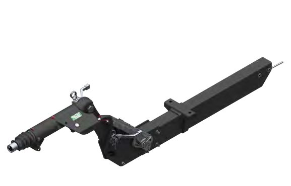 Commande de freinage complète avec timon monté (sans pièce d’accrochage) — porte-à-faux 1 550 mm, longueur totale 2 658 mm AL-KO 20059704