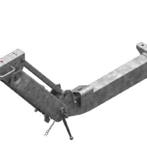 Commande de freinage complète avec timon monté — porte-à-faux 2050 mm, longueur totale 3356 mm, pour frein de roue 1637 / 2051 AL-KO 1213155