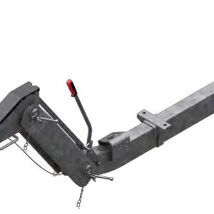 Commande de freinage complète avec timon monté — entretoise 700 mm, longueur K 1970 mm, longueur totale 3272 mm, coudé, pour frein de roue 2361 AL-KO 20059133