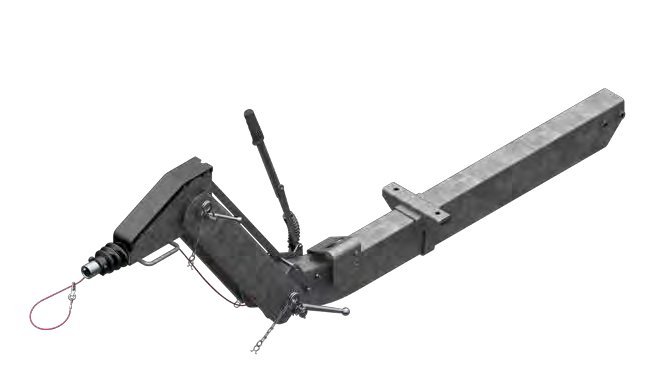 Commande de freinage complète avec timon monté — longueur entretoise 700 mm, longueur totale 1330 mm, K à 5° anneau d’accrochage 2632 mm, coudé, pour frein de roue 1637/2051 AL-KO 20059302