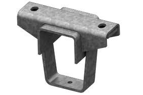 Support de timon — rectangulaire 100×160, cote a 200 mm, b 25 mm, c 17 mm, d 60 mm, e 120 mm AL-KO 1211105