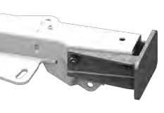 Support de roue jockey central — capacité de charge 300 kg, pour commande de freinage avec semelle en V montage en haut et en bas types 161 S, 251 S, 251 G AL-KO 249127