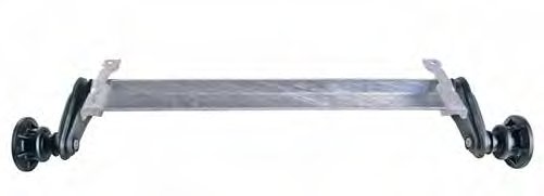 Essieu non freiné 1 000 kg — voie 2 300 mm, EAB 1 850 mm, 112×5, vis de roue sphériques M 12×1,5 AL-KO 20056026
