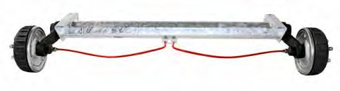 Essieu freiné 1 600 kg — voie 1 510 mm, EAB 1 040 mm, sans AAA AL-KO 20002201