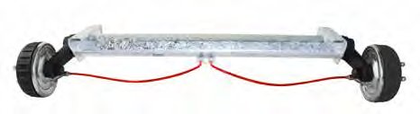 Essieu freiné 1 800 kg — voie 1 500 mm, EAB 1 000 mm, avec AAA AL-KO 20060229