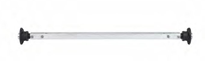 Essieu non freiné 750 kg — perçage 98×4, voie 1 130 mm, EAB 700 mm AL-KO 20057101