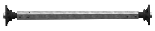 Essieu non freiné 1800 kg — voie 1 750 mm, EAB 1 250 mm AL-KO 20058011