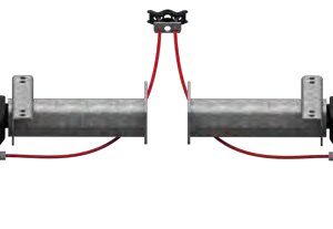 Essieu freiné — 1 800 kg, perçage 112×5, voie 673 mm AL-KO 1227682