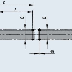 Essieu freiné abaissable — solo 1 800 kg, voie 785 mm, EAB 449 mm, 112×5, M12x1,5, déport 30 mm, jante 6Jx14, pneu 205 R 14 C AL-KO 249419