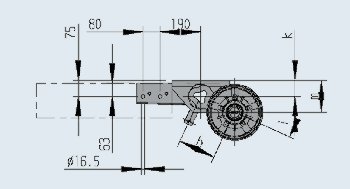 Essieu à éléments caoutchouc pour remorques à freinage à air — solo, charge à l’essieu 1800 kg, voie 110 mm, EAB 1600 mm, perçage 112×5, déport 30 mm AL-KO 1220822
