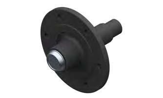 Moyeu non freiné 1 100 kg — déport 0 mm, filetage M18x1,5 AL-KO 218591