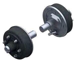 Frein de roue 3081 A paire 2 500 kg — déport 122 mm, entraxe 299 mm AL-KO 1210552