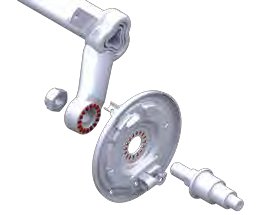 Kit AAA frein roue 2361 vissage denté AL-KO 1730298