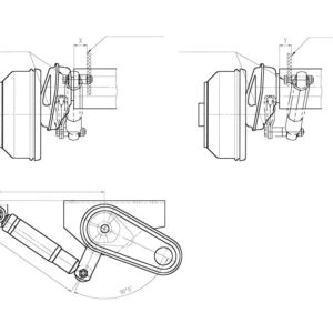 Support d’amortisseur pour bras de suspension — à souder, bras forgé, cote X 20–60 mm AL-KO 2086310202