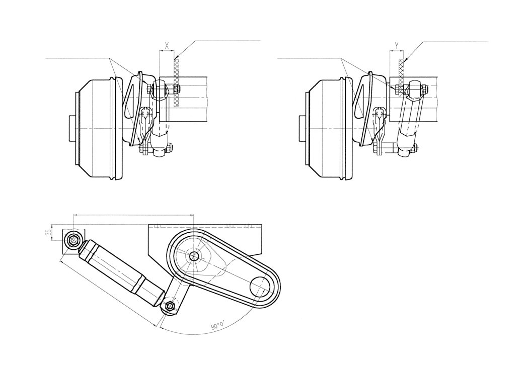 Support d’amortisseur pour bras de suspension — à souder, bras forgé, cote X 20–60 mm AL-KO 2086310202