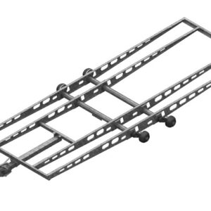 Essieu freiné 2 000 kg — voie 1 800 mm, EAB 700 mm, 100×4 AL-KO 1422130