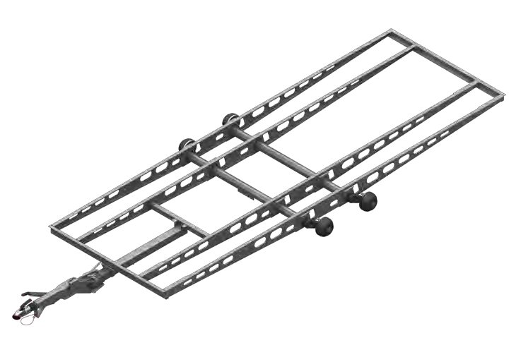 Essieu freiné 2 000 kg — voie 1 800 mm, EAB 700 mm, 100×4 AL-KO 1422130