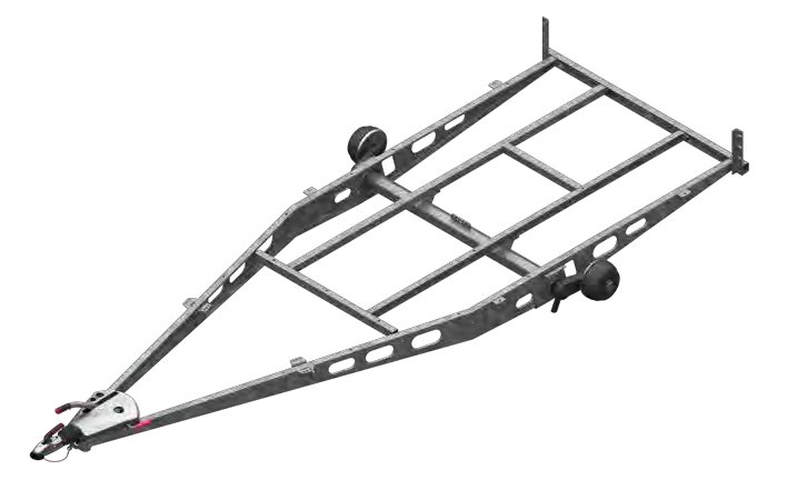 Châssis de chargement bas Solo 1500 kg — PTAC 1500 kg, voie 1350 mm, EAB 1520 mm AL-KO 1422457