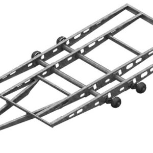 Essieu freiné 2 600 kg — tandem, voie 1 130 mm, EAB 700 mm, 100×4 AL-KO 244082