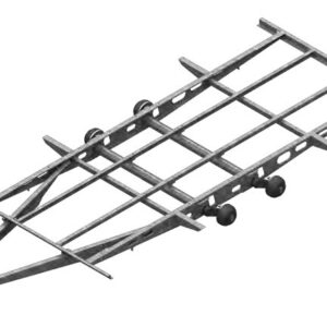 Châssis de chargement bas tandem 2 700 kg — PTAC 2 700 kg, voie 1 455 mm, EAB 2 100 mm, non chargé AL-KO 1421724