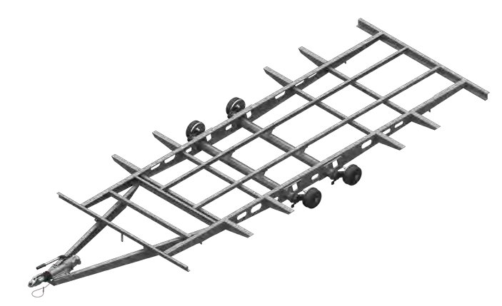 Châssis tandem 3 500 kg — pour carrosseries fermées, PTAC 3 500 kg AL-KO 1423918