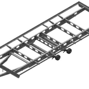 Essieu freiné 3 500 kg — tandem, voie 1 130 mm, EAB 700 mm AL-KO 1227717