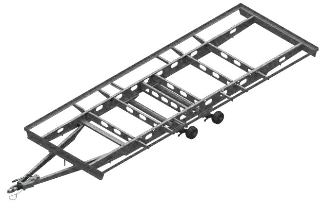 Essieu freiné 3 500 kg — tandem, voie 1 130 mm, EAB 700 mm AL-KO 1227717