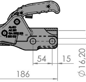 Tête d&rsquo;attelage AK 351 AL-KO 1222636