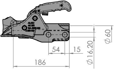 Tête d’attelage AK 351 AL-KO 1222636