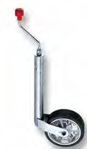 Roue jockey PLUS — charge statique 300 kg, roue 200×50 caoutchouc AL-KO 1222437