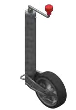 Roue jockey, sabot fixe — longueur de manivelle 105 mm AL-KO 1730023