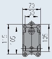 Collier de serrage Ø 48, manette escamotable AL-KO 249804