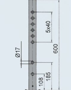 Béquille fixe — 50 AL-KO 205702
