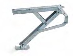 Vérin stabilisateur avec pied escamotable — pour l’avant gauche et l’arrière droit, PTAC maxi 1200 kg AL-KO 205714