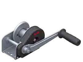 Treuil freiné Type 351 PLUS — avec sangle 4 m montée pour le halage AL-KO 1730002